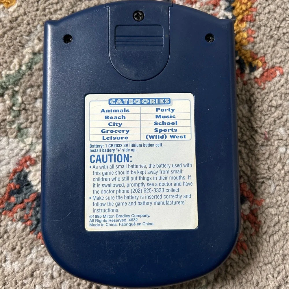 Vintage Hangman Handheld Game